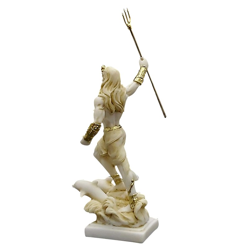 Poseidon Greek God of The Sea Neptune Statue Sculpture Figurine