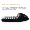 DKMOTORK 0391 Motorcycle Hump Cafe Racer Seat All Black（gloss black
