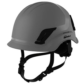 Bullard CEN10 Vented Safety Helmet with Integrated Chinstrap, Dove Grey