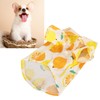 Dog Summer Shirts Lemon Print Breathable Cool Hawaiian Dog Shirts