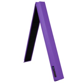 Z-Athletic Gymnastics Training Foldable Foam 8-Foot Floor Balance Beam for Kids, Purple