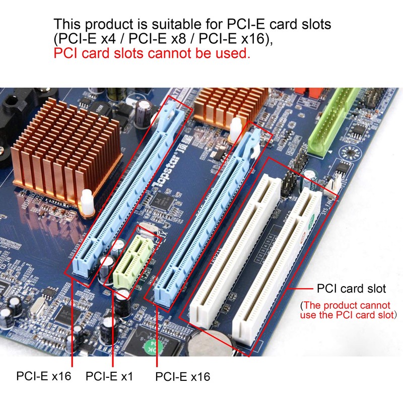 U.2 to PCIE Expansion Card，SFF 8639 to PCIE 3.0 x4
