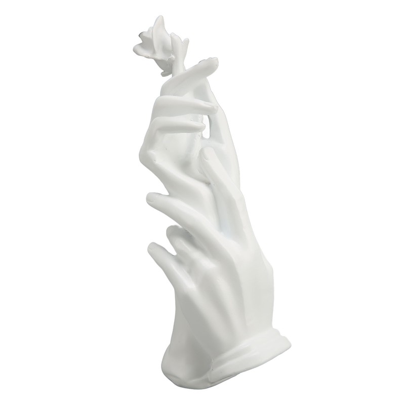 Hand Display Stand White Resin Smoothing Elegant Multifunction Jewelry Display