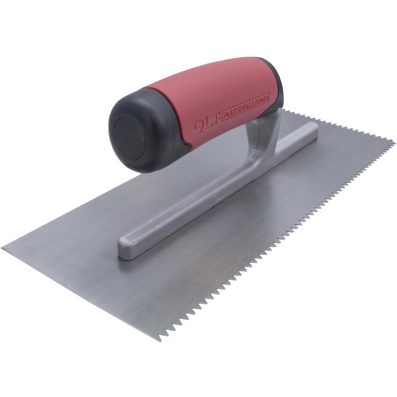 Marshalltown QLT Notched Trowels - Spot Welded (11 x 4-1/2),