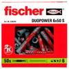 Fischer Duopower 6 x 50 S, Universal Dowels with Safety