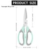Vutyvve Kitchen Scissors, Stainless Steel Blades, Soft Grip, Multifunctional Kitchen