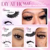 CORUSCATE Cluster Lashes with Spikes 60D80D100D Individual Eyelashes Mega Style