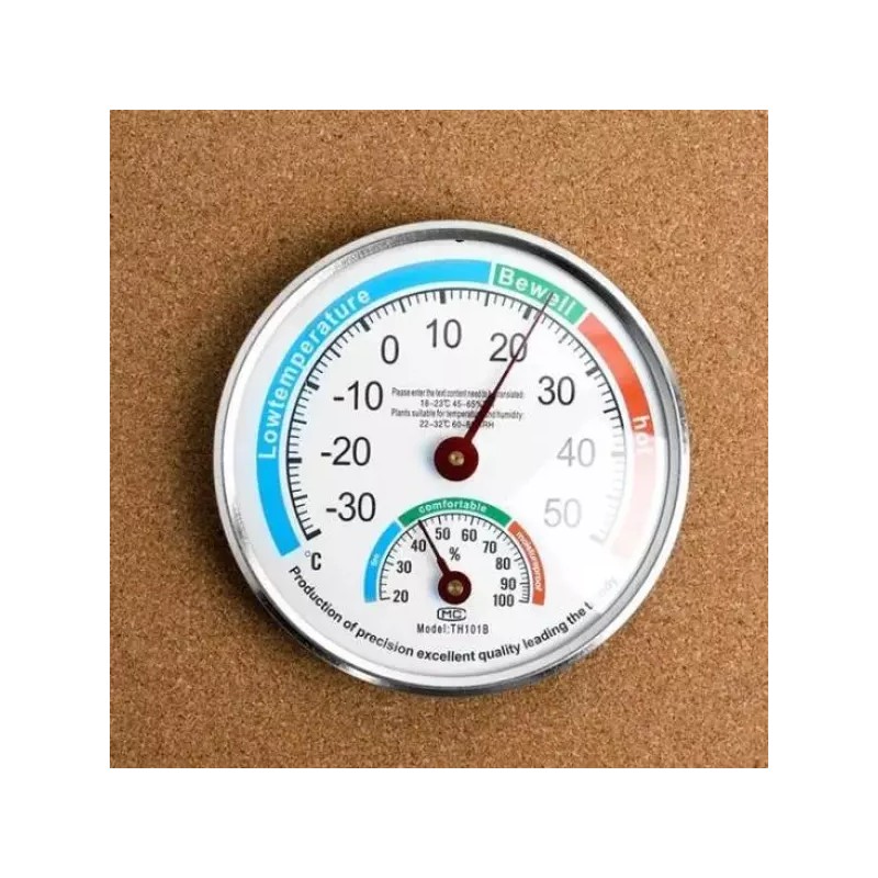 습도계 원형 아날로그 온습도계 온도계 겸용 Round Analog Hygrometer Thermometer