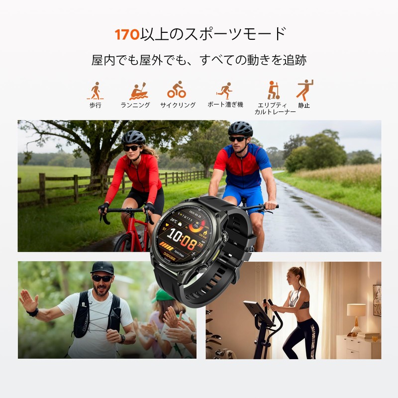 AnywiseW1 AI Smartwatch, Men's, Sports Watch, Equipped with ChatGPT, Built-in