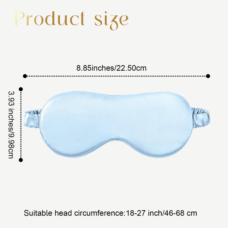 Desmend Sleep Mask Silk Plain Anti-Wrinkle Full Coverage Skin Friendly