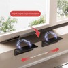 Window Sill Extender,Black Extension Board Not Easy To Bend(23.6x9.84in)