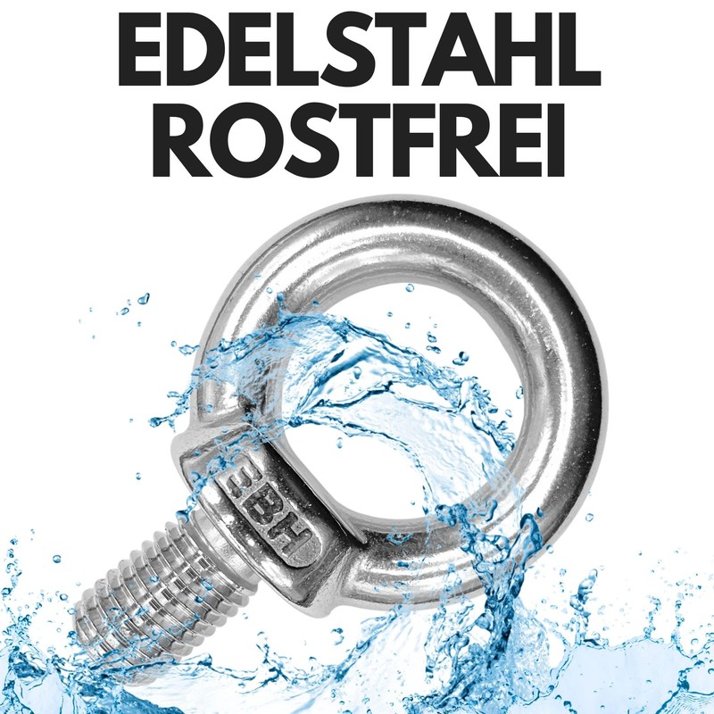 Eye Bolt Stainless Steel M3-M24 | Eye Bolt Ring Eyelet,