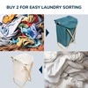 Foldable Bamboo Laundry Hamper with Lid - Decor Essentials for
