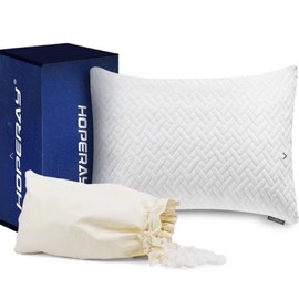 Hoperay Side Sleeper Pillow Neck Shoulder Support Shredded Memory Foam Standard