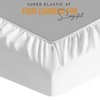 HOME ACE White Easy Iron Percale 4FT Small Double Fitted