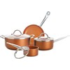 Culinary Edge Cookware Set, 7 PC, COPPER