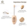 Esvioniq Wood Shoe Tree, Adjustable Wooden Shoe Tree with Spring,