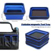 Collapsible Magnetic Parts Tray Set, 4 Pack New Version Magnetic