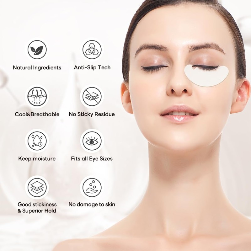 Lunamoon Eye Pads for Eyelash Extension Eyelash Pads U Pads