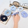 Yonchic 7-Piece Elastic Hair Ties, Silk Satin Velvet Scrunchies, Cute