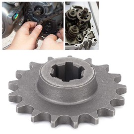 T8F Sprocket Chains Sprockets Transmission Sprocket Fits For 2 Stroke Atv Quad Dirt Pocket Mini Motorcycle17 Teet (17 teeth)