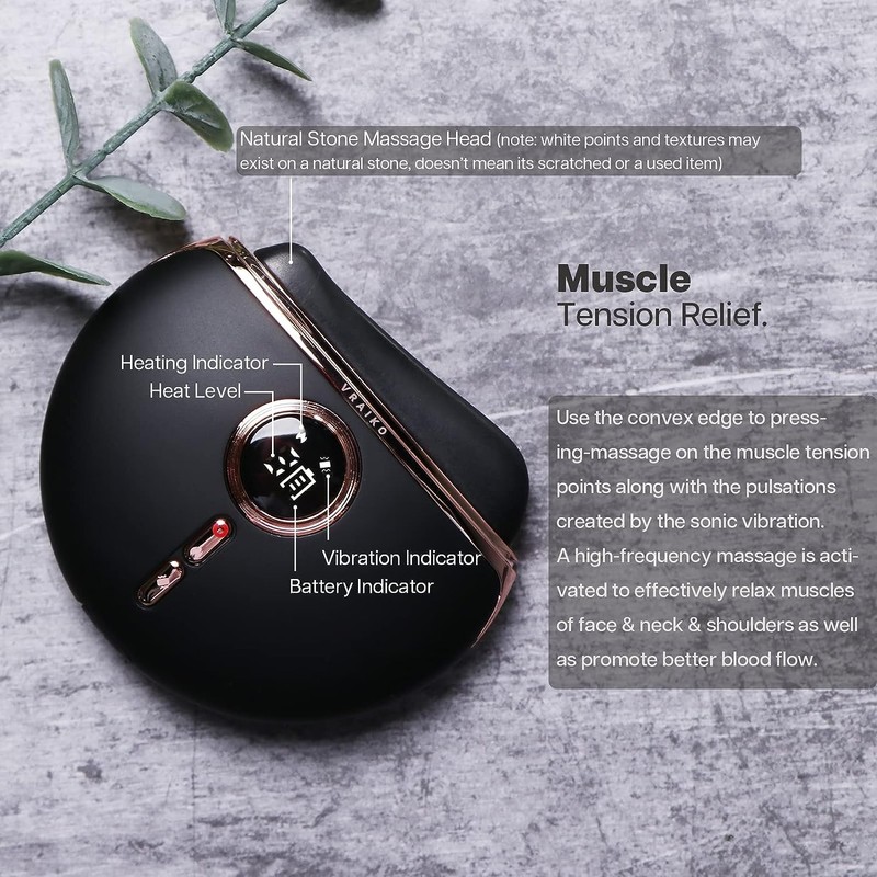 VRAIKO Eclipse Gua Sha Face Tools, Face Shaping Tool, Electric