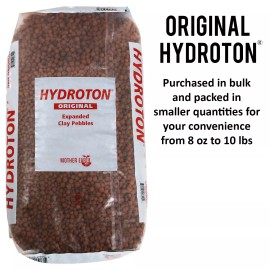 Mother Earth® Hydroton® HYDROTON - Original Hydroton® Expanded Clay Pebbles choose your Volume by Pound - 4lb
