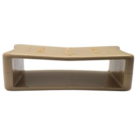 cyclingcolors 10x Cursore per doga 63 x 8 mm, guida rigidità regolabile, variatore zona lombare per rete letto – beige