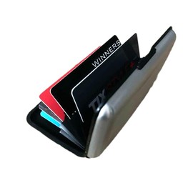 SecureGuard RFID-Blocking Credit Card Wallet - Protect Your Identity in Style (Sliver)
