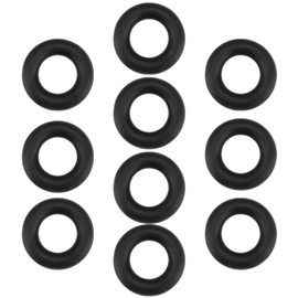 EMSea 10 Pieces Sewing Machine Bobbin Winder Rubber Ring Compatible with Singer 201K 99K 28K 66K OD 28mm Inner Diameter 15mm Thickness 6.5mm Black