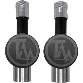 TireMinder Flow Through Transmitters TPMS, Black, Pack of 2
