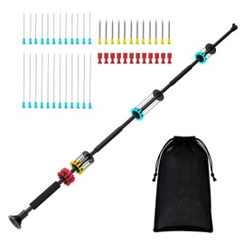 Hbpanan Blow Dart Gun - 36" Blowgun Hunting Kit, 3-Tube Collapsible Design/Fiber Optic Sight, 48pcs Darts (4 Types), Portable Backpack Carry Bag, 2nd/3rd Gen Upgraded for Adults