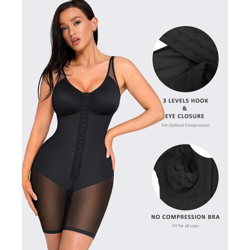 FeelinGirl Fajas Colombianas Moldeadora Tummy Control Faja Body Shaper Post