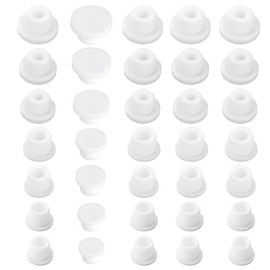 35 tapones de silicona para salero y pimentero, tapones reutilizables para salero de repuesto, reemplazables para salero y pimienta, para el hogar, cocina, tubo de botella (10/11/12/13/14/15/16mm)