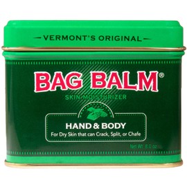 Vermont's Original Bag Balm for Dry Chapped Skin Conditions 8 Ounce Tin