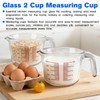 BZTT 2-Cup Liquid Glass Measuring Cups 16 OZ for Kitchen