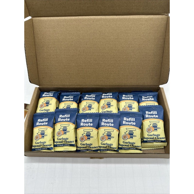 Brillante 2 PACK Garbage Disposal Cleaner Tablets Natural Foaming Disposal