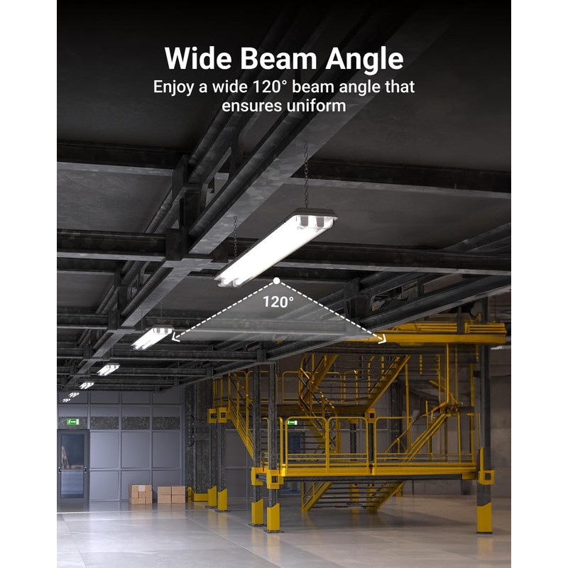 Sunco 10 Pack T8 LED Tubes 4FT Fluorescent Replacement, 48