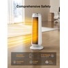 PELONIS 23” Oscillating Ceramic Tower Space Heater with Remote &