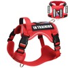 WINSEE Service Dog in Training Harness with 5 PCS Patches,