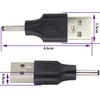 AAOTOKK (2 Pack USB to DC 3.0 × 1.1mm Power