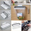 Wooden and Plastic Bin Bag Holder Waste Separator
