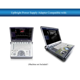 UpBright 4Pin AC/DC Adapter Compatible with GE LOGIQ e XP Power AHM150PS19 AHM150PS19-XA1048 AHM150PS19XA1048 10016164 D 5460229 19V 7.89A Four-pin Interface Power Supply Cord Cable Battery Charger