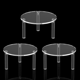 Acrylic Drink Beverage Dispenser Stand and Plant Holder Riser Only