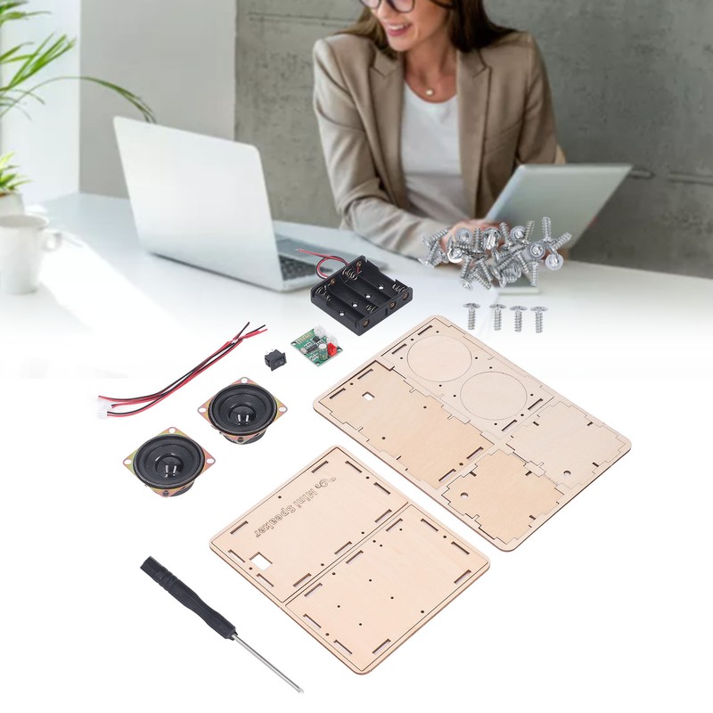 DIY Bluetooth Speaker Kit Stereo Surround Non Toxic Composite Wood