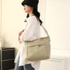 natyrlpog Canvas Tote Bag for Women Small Handbag with Zipper