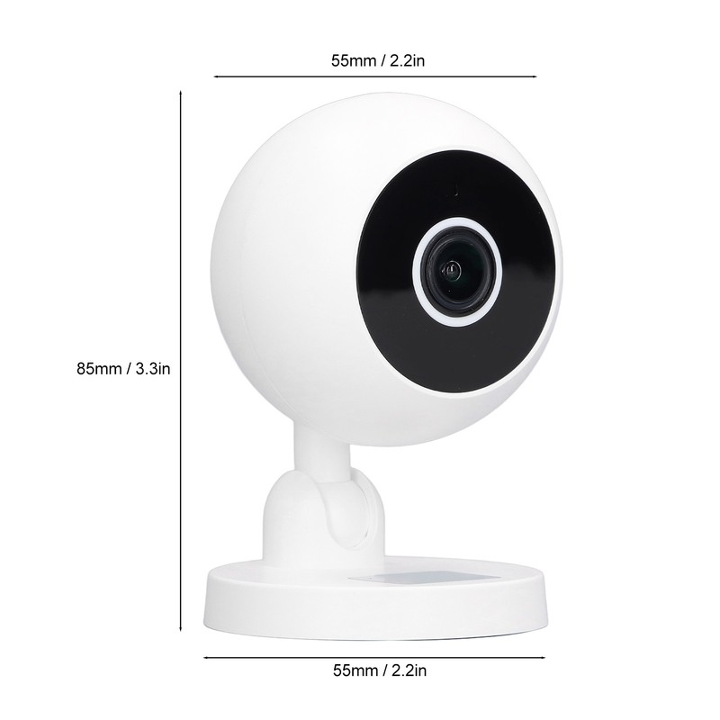 Wireless Home Security Camera WiFi Connection 360 Degree Rotation Infrared