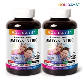 Holidays Omega 3 1100 180 capsules 2 bottles (12 months supply) / 홀리데이즈 오메가3 1100 180캡슐 2병 (12개월분)