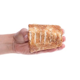 Preen Pets 3/4 Inch White Bone Wrapped Chicken Breast Dog Treat (Oat)