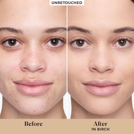 Laura Mercier Tinted Moisturizer Blurred Matte with SPF 30, 24HR+ Shine Control & Longwear, Oil-Free, Sheer to Light, Buildable Coverage, Blurs the Look of Pores, Skin Tint, 1N Birch​ Mini Size